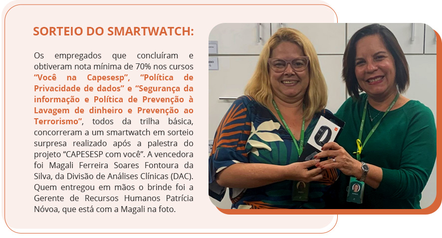 SORTEIO DO SMARTWATCH: